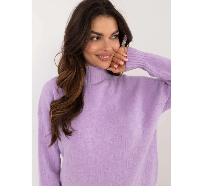 Jumper AT SW model 20509626 světle fialový - FPrice Jumper AT SW model 20509626 světle fialový - FPrice