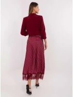 Sukňa MI SD 4213.52 bordová