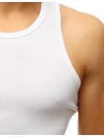 Pánské tílko bez potisku bílé Dstreet model 21962197 - FashionStreet