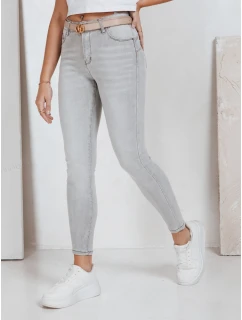 Dámské džíny push up světle šedé model 21992924 - Dstreet
