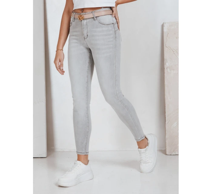 Dámské džíny push up světle šedé model 21992924 - Dstreet
