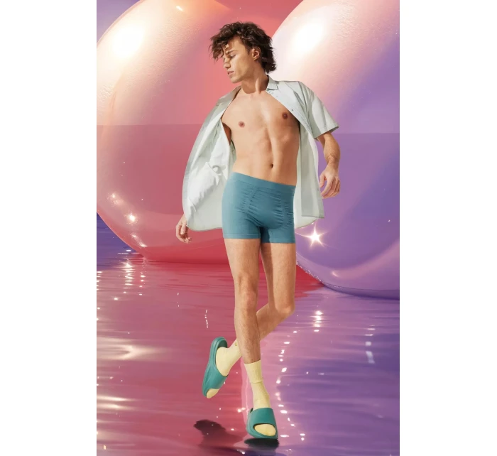 Pánske boxerky GO Smooth Short C2P - UNKNOWN - modré V003 - SLOGGI