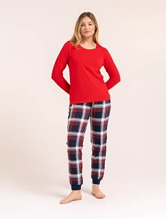 Pyžamo model 22547531 dlouhé rukávy, velikosti S–3XL - Moraj