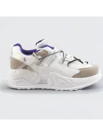 Bílé dámské sneakersy se dvojitými model 17229007 - C'M Paris Bílé dámské sneakersy se dvojitými model 17229007 - C'M Paris