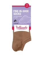 Dámske nízke ponožky FINE IN-SHOE SOCKS - Bellinda - biela