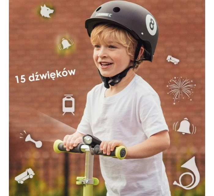 LED svetlo + klaksón Globber Mini Buzzer 530-110 DE1 LED svetlo + klaksón Globber Mini Buzzer 530-110 DE1