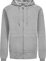 Promodoro 5500 Unisex mikina s kapucňou z hrubej bavlny 40.5500 heather grey