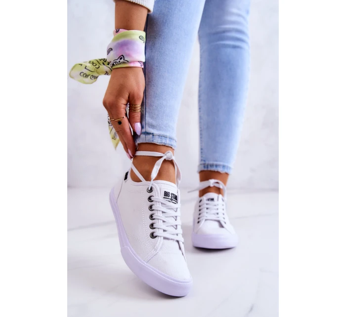 Dámské Tenisky BIG STAR model 21546330 Bíle - Big Star Shoes