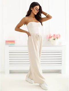 Spodnie CS SP model 22099810 jasny beżowy - FPrice