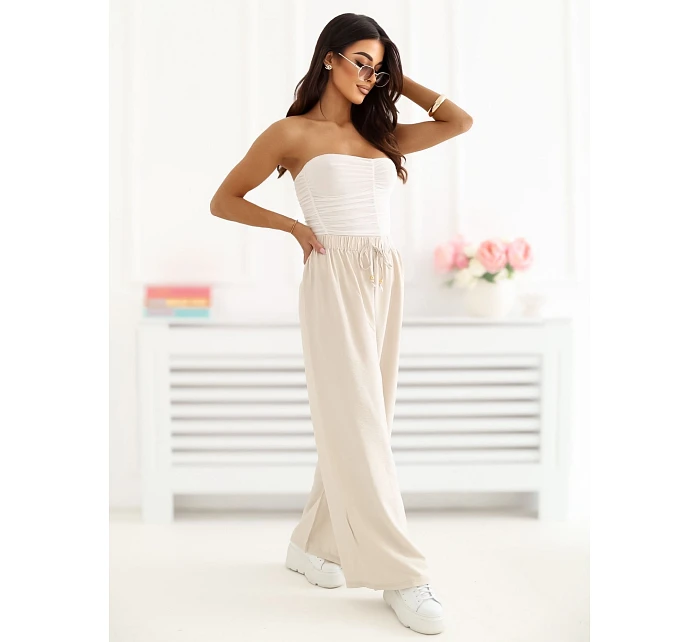 Spodnie CS SP model 22099810 jasny beżowy - FPrice