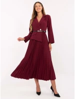 Šaty IT SK 21599.80 bordová Šaty IT SK 21599.80 bordová