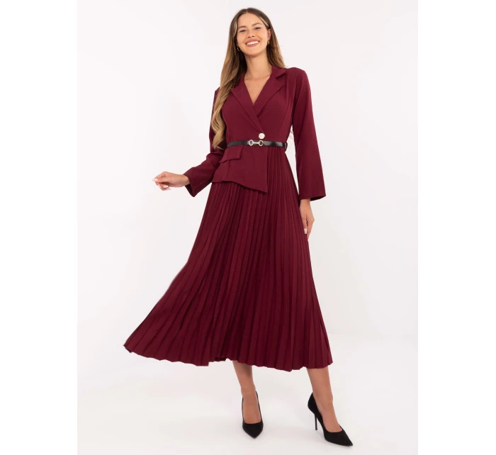 Šaty IT SK 21599.80 bordová Šaty IT SK 21599.80 bordová