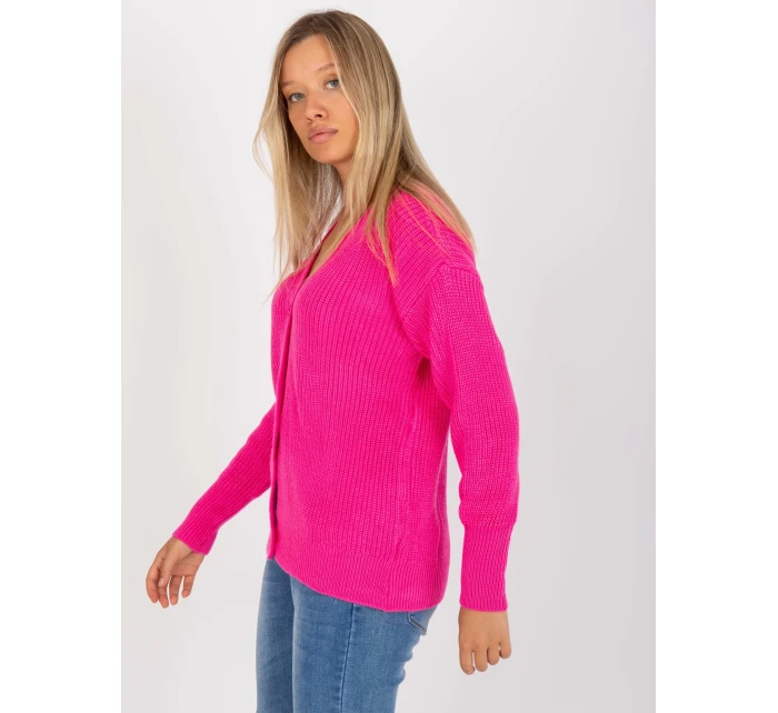 Dámsky sveter LC SW 0321 fluo ružový Dámsky sveter LC SW 0321 fluo ružový