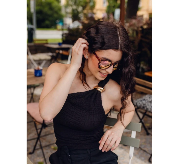 Dámske slnečné okuliare Vuch Foxy Dotty Mocha