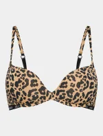 Dámska podprsenka O3YC01KBUT0 - P1CA vzor leopard - Guess