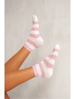 PRUHOVANÉ AŽUROVÉ DÁMSKE PONOŽKY 0989.003