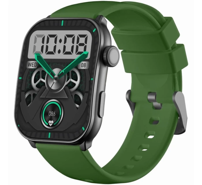 Pánské chytré hodinky s + náramek Zelená černá model 21807173 - Gravity Pánské chytré hodinky s + náramek Zelená černá model 21807173 - Gravity