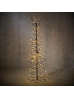 DEKORATÍVNY VIANOČNÝ STROMČEK 310 LED TEPLÁ BIELA 150 CM LUCA