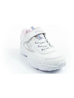 model 22202825 V dětská sportovní obuv pro dívky na suchý zip bílá - Fila