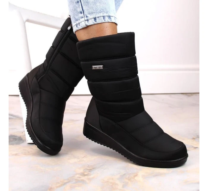 Snežnice vysoké Novinky W EVE436A black Snežnice vysoké Novinky W EVE436A black