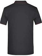 JN Pánské piqué polo s kontrastní légou 02.0 black/red model 22489110 - Daiber JN Pánské piqué polo s kontrastní légou 02.0 black/red model 22489110 - Daiber