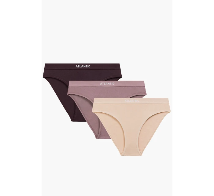 3pack kolor:różowy beż model 21320328 - Atlantic