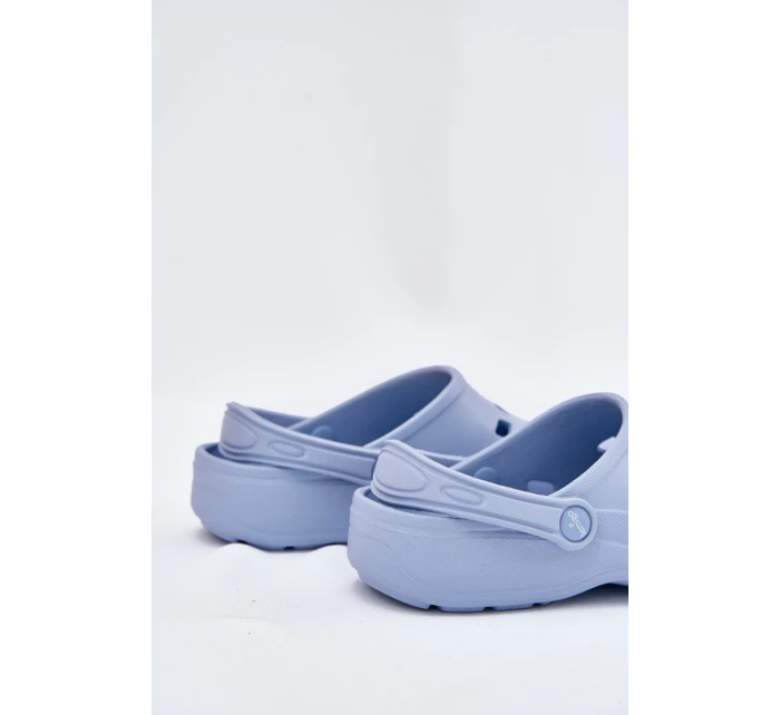 Klapki Damskie Piankowe LEMIGO 806 Niebieskie