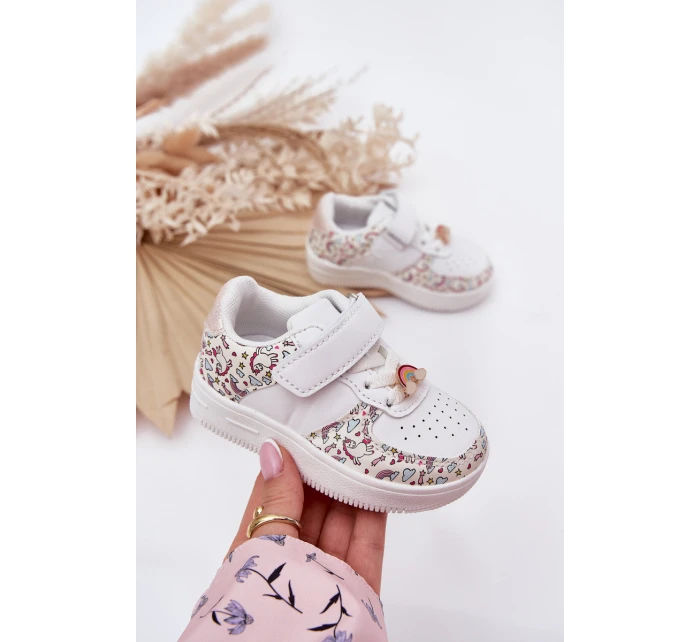 Dětské sneakersy sportovní obuv model 21700793 bílé Thalia - Boto