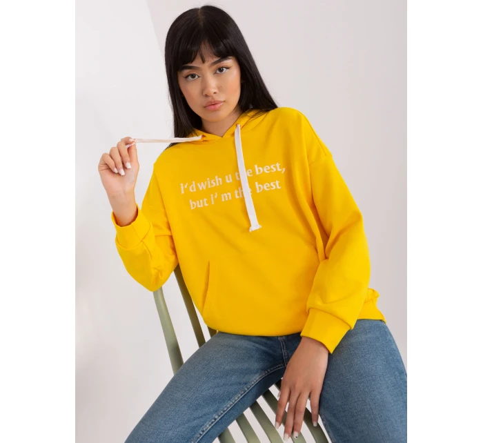 Bluza EM BL HS 21 model 18741202 ciemny żółty - FPrice Bluza EM BL HS 21 model 18741202 ciemny żółty - FPrice