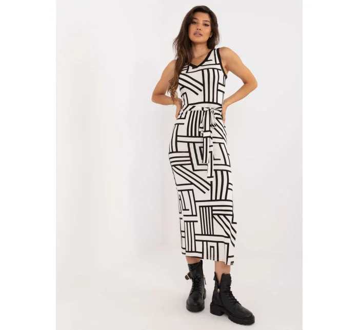 Sukienka LK SK model 20463720 ecru - FPrice Sukienka LK SK model 20463720 ecru - FPrice