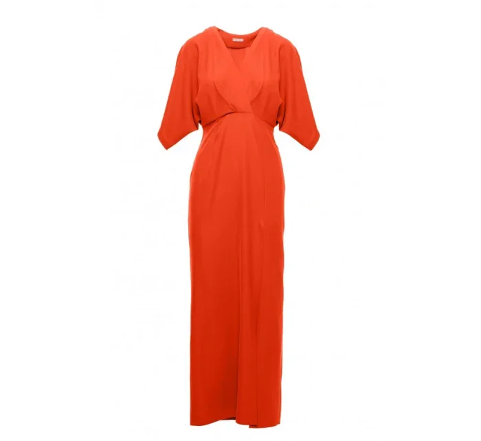 model 18429012 Maxi šaty korálová - Makover