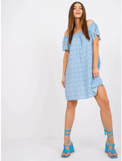 Dámské šaty model 21253437 světle modré - FPrice