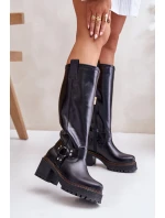 Topánky na podpätku model 201305 Krok vo veľkom štýle Topánky na podpätku model 201305 Krok vo veľkom štýle