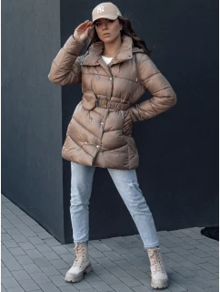 Dámský prošívaný zimní kabát camel Dstreet model 21979847 - FashionStreet