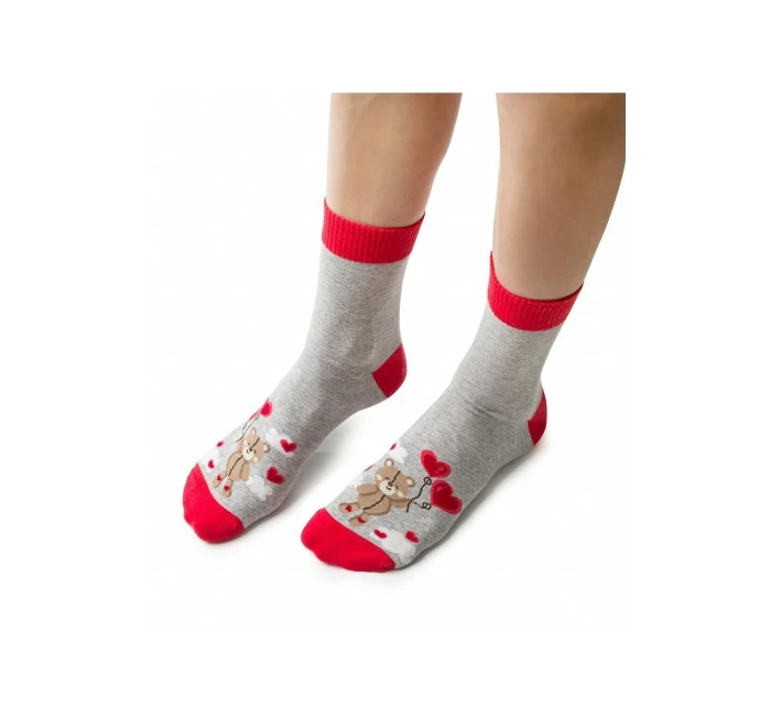 Dámské ponožky model 14559108 Srdce - Steven Dámské ponožky model 14559108 Srdce - Steven