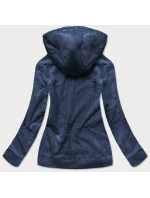 Tmavo modrá dámska plyšová mikina (HH033) Tmavo modrá dámska plyšová mikina (HH033)