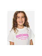 Detské tričko RIP CURL Surf Puff Relaxed Tee – Girl, biele