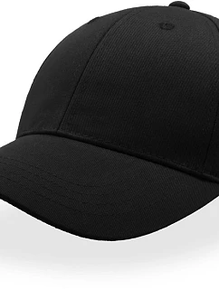 Zoom 6 panelová baseballová kšiltovka  black model 22411252 - Atlantis Headwear