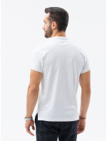 Ombre Polo tričká S1374 White