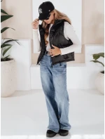 CEDAR dámska prešívaná vesta čierna FashionStreet TY3780