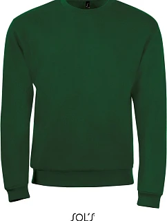 Unisex mikina SOL'S Spider 25.1168 v odtieni bottle green