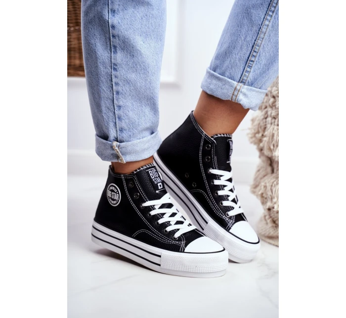 Trampki Damskie Big Star Czarne GG274012