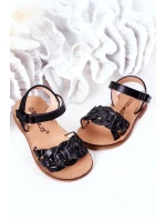 Dětské Sandály S Vzorem Černé model 21555432 - Boto Dětské Sandály S Vzorem Černé model 21555432 - Boto