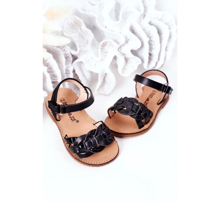 Dětské Sandály S Vzorem Černé model 21555432 - Boto Dětské Sandály S Vzorem Černé model 21555432 - Boto