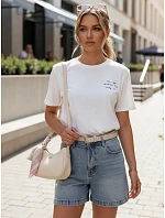 Tshirt damski biały model 22173025 - FashionStreet