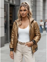 Dámská prošívaná bunda beige Dstreet model 21982790 - FashionStreet