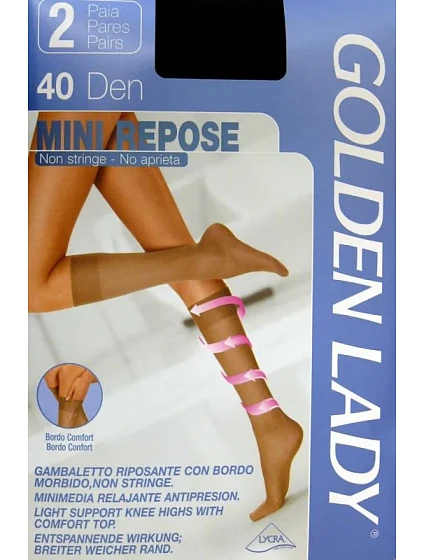 Dámské podkolenky Mini model 7459320 40 den A'2 - Golden Lady