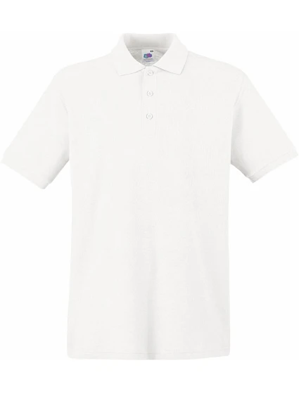Fruit of the Loom Premium Polo Piqué – polo tričko 16.3218, biele Fruit of the Loom Premium Polo Piqué – polo tričko 16.3218, biele