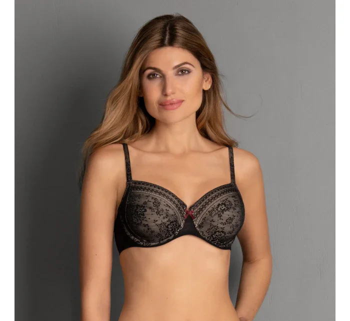 Podprsenka s kosticami Fleur 5653 čierna - RosaFaia Podprsenka s kosticami Fleur 5653 čierna - RosaFaia