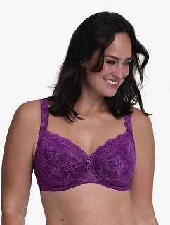 Bobette podprsenka s kosticí Full Cup  purple  model 22302578 - RosaFaia